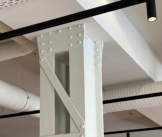 Malerbetrieb Kluge Anstricharbeiten Spachtelarbeiten Gewerbekunden Referenz Büros Unter den Linden - Metallträger