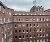 Malerbetrieb Kluge Fenstersanierung Gewerbekunden Referenz Büros in der Ringbahnstraße - Hofansicht