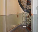 Malerbetrieb Kluge Renovieren nach Denkmalschutz Gewerbekunden Referenz Eisenacher Straße - Treppenhaus